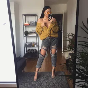 Pull Torsadé Yellow